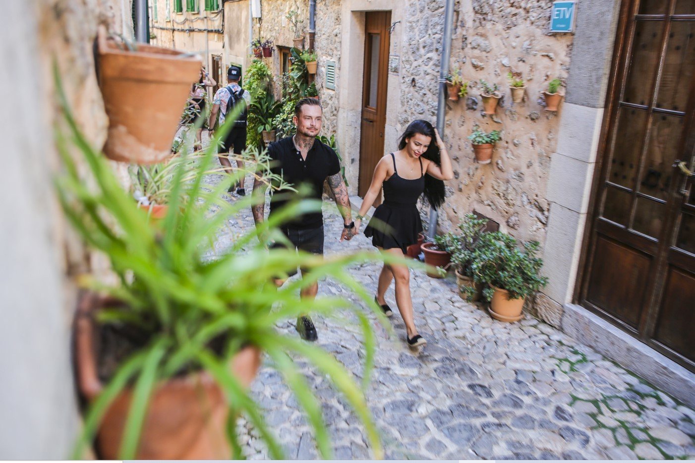 Group photo viewpoint Deia