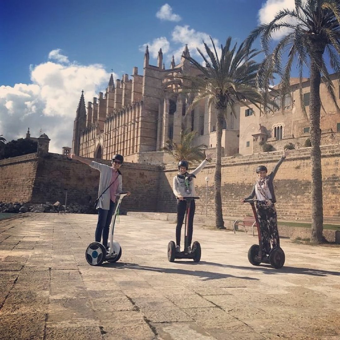 with the Segway past sights