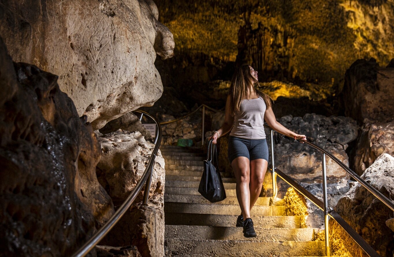 walk inside caves