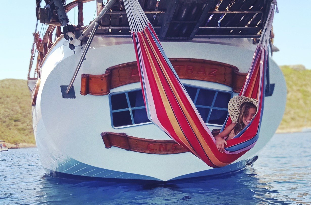 relax in a hammock